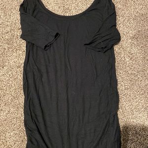 Scoop neck maternity top
